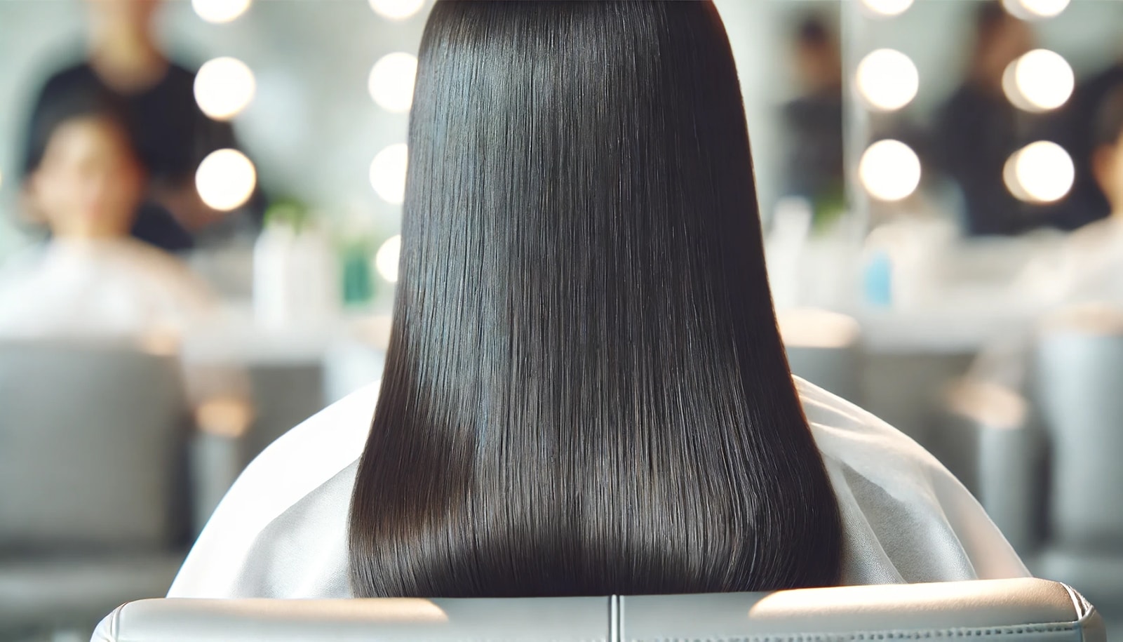 A keratin treatment at a salon in Houston, Texas