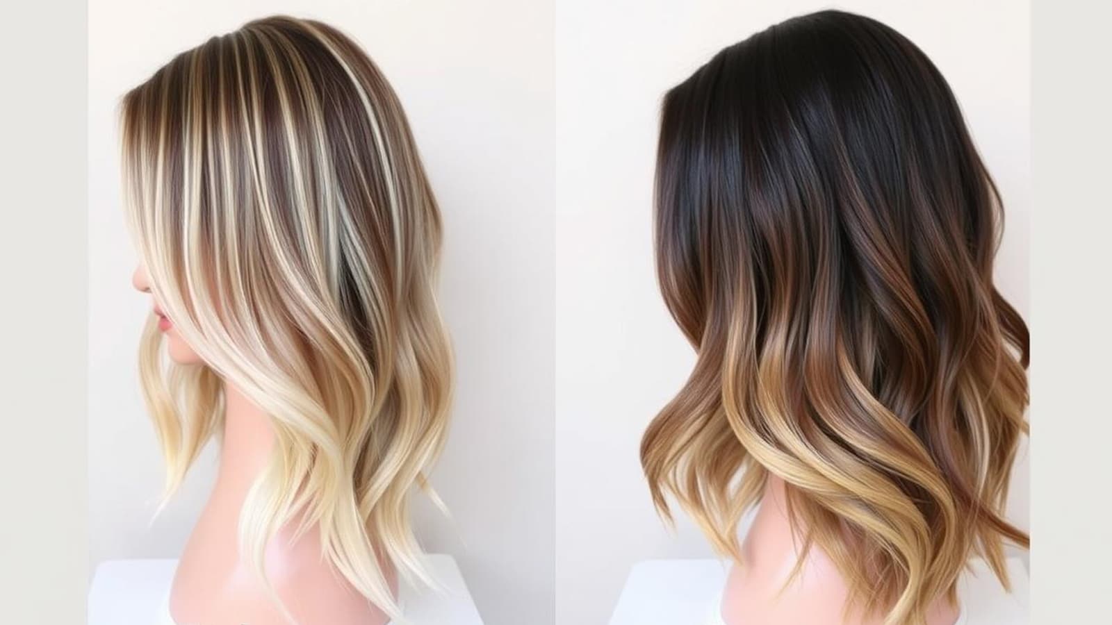 Balayage vs Ombre