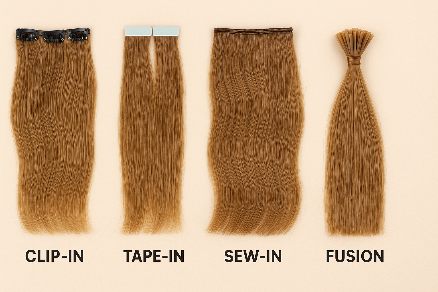 Different Types of Hair Extensions