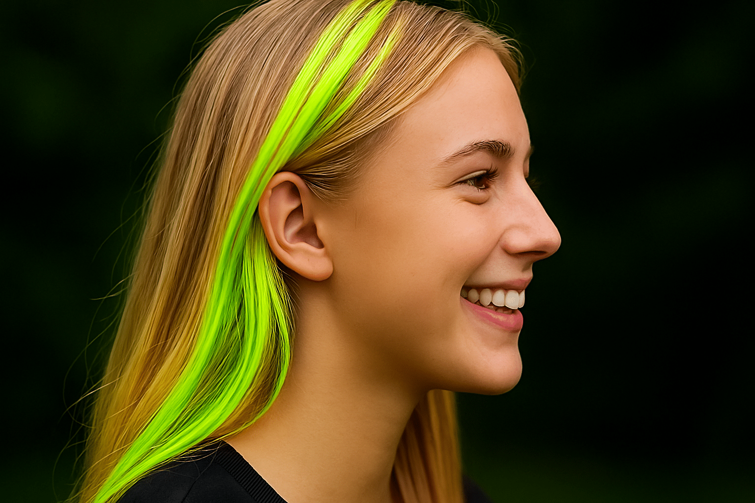 Neon Pop & Glow-in-the-dark Hair Dye
