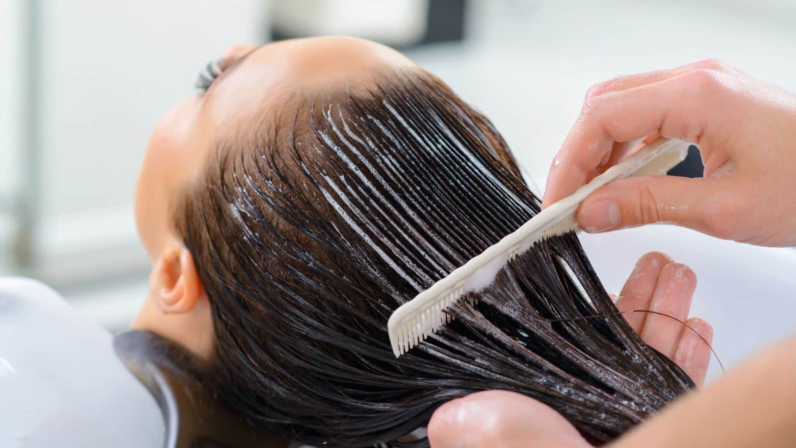 Professional Hair Treatment at Salon in Houston