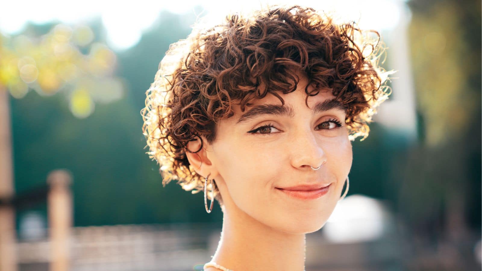 Sculpted Curl Pixie Hair Style