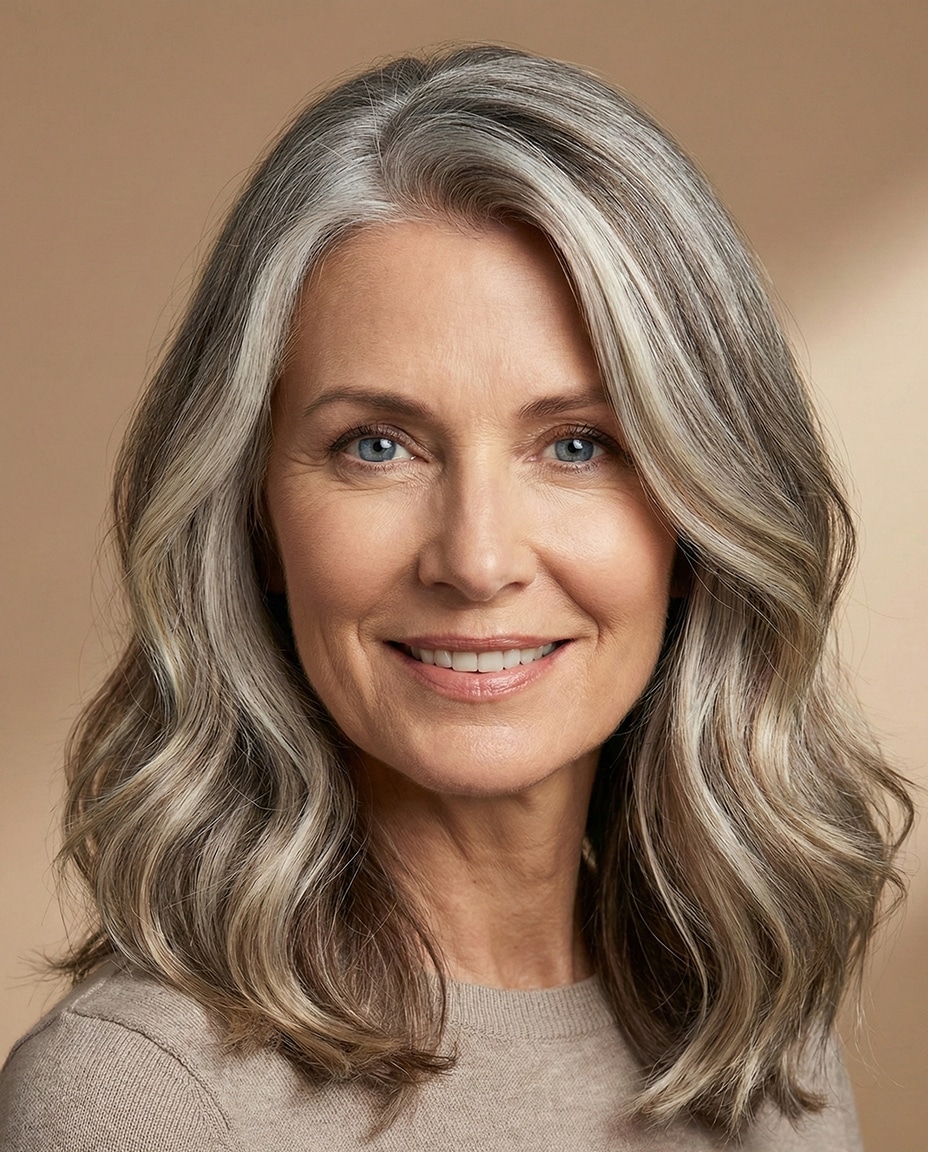 Grey Blending Balayage