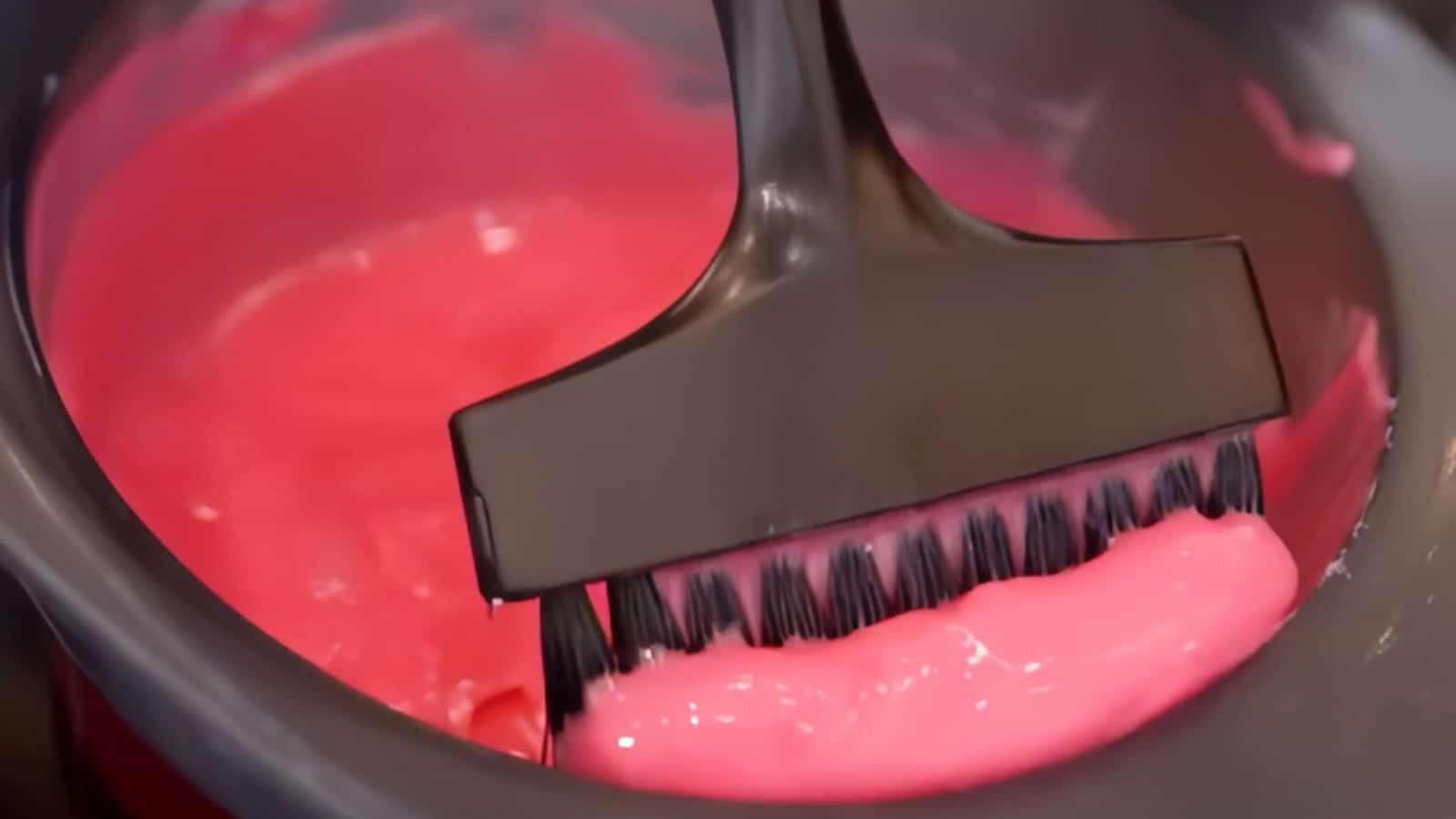 Bellini Goldwell Hair Color Being Mixed at Trademark Salon in Houston