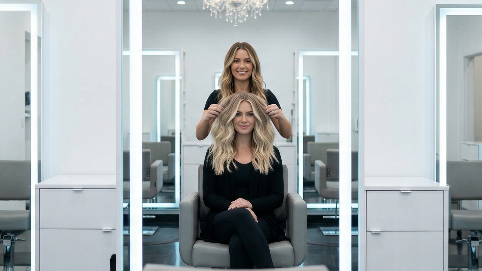 Blonde Balayage at Trademark Salon in Houston Tx