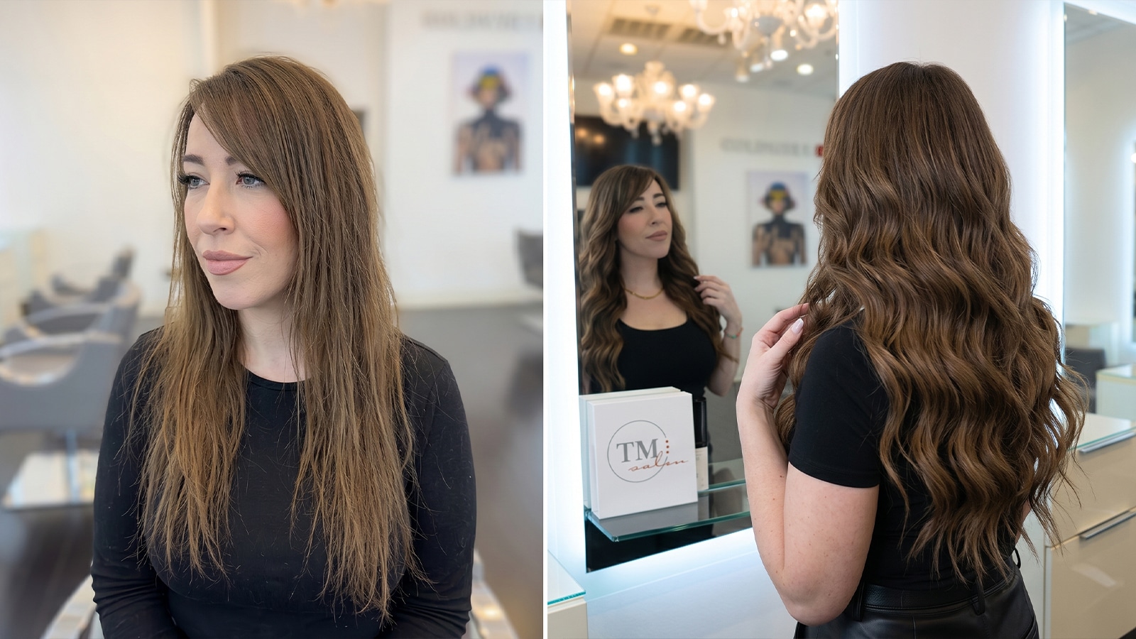 Jen Hair Extensions Before After